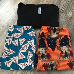 LuLaRoe Perfect Tee and Leggings Set